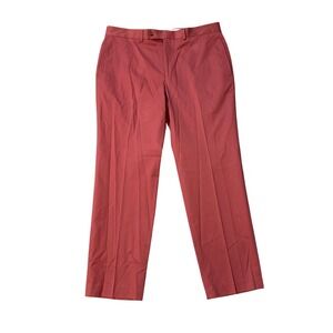 Lauren Ralph Lauren Mens Dress Pants 34x30 Coral Pink Classic Cotton‎ Blend